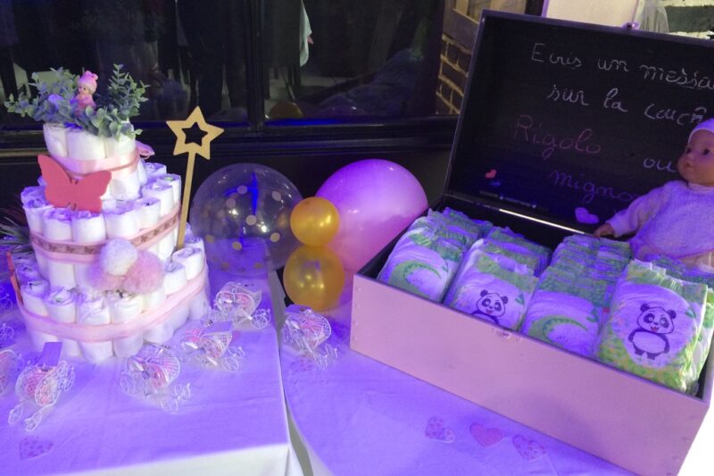 BABY SHOWER DECO ANIMATION BAR COUCHES