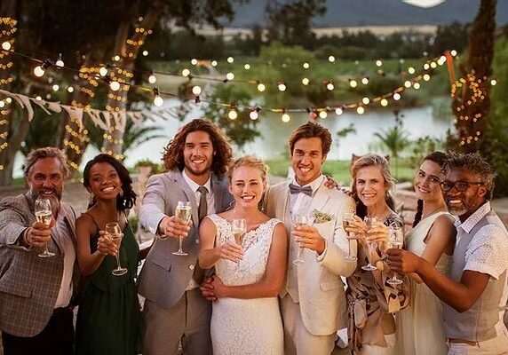 Photos de famille de mariage